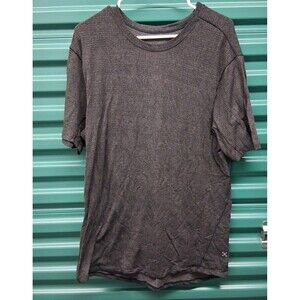 Lululemon Shirt Mens L/ XL Athletic Gym Running Black Stretch Performance